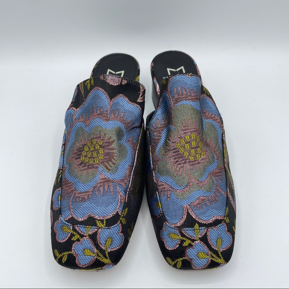 MARC FISHER Lailey Brocade Block Heel Mules - Picture 3 of 5